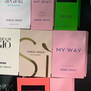 Giorgio Armani Fragrance Set - 12 set for men and women